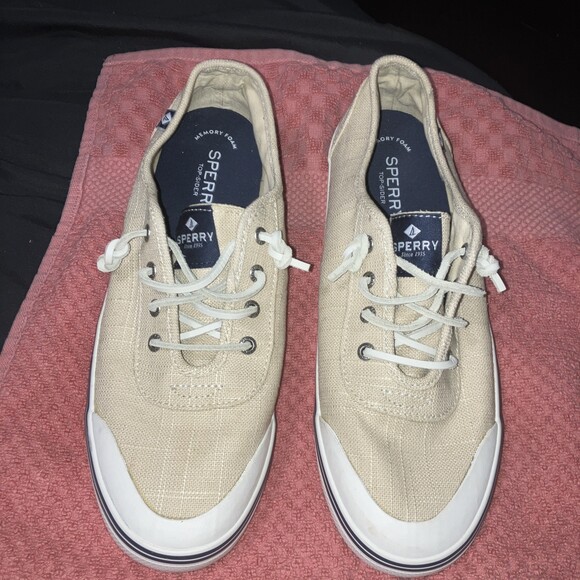 SPERRY Shoes - Sperry SZ 10 Women’s Top Slider Beige Loafers